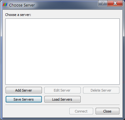 paraview 1 choose server